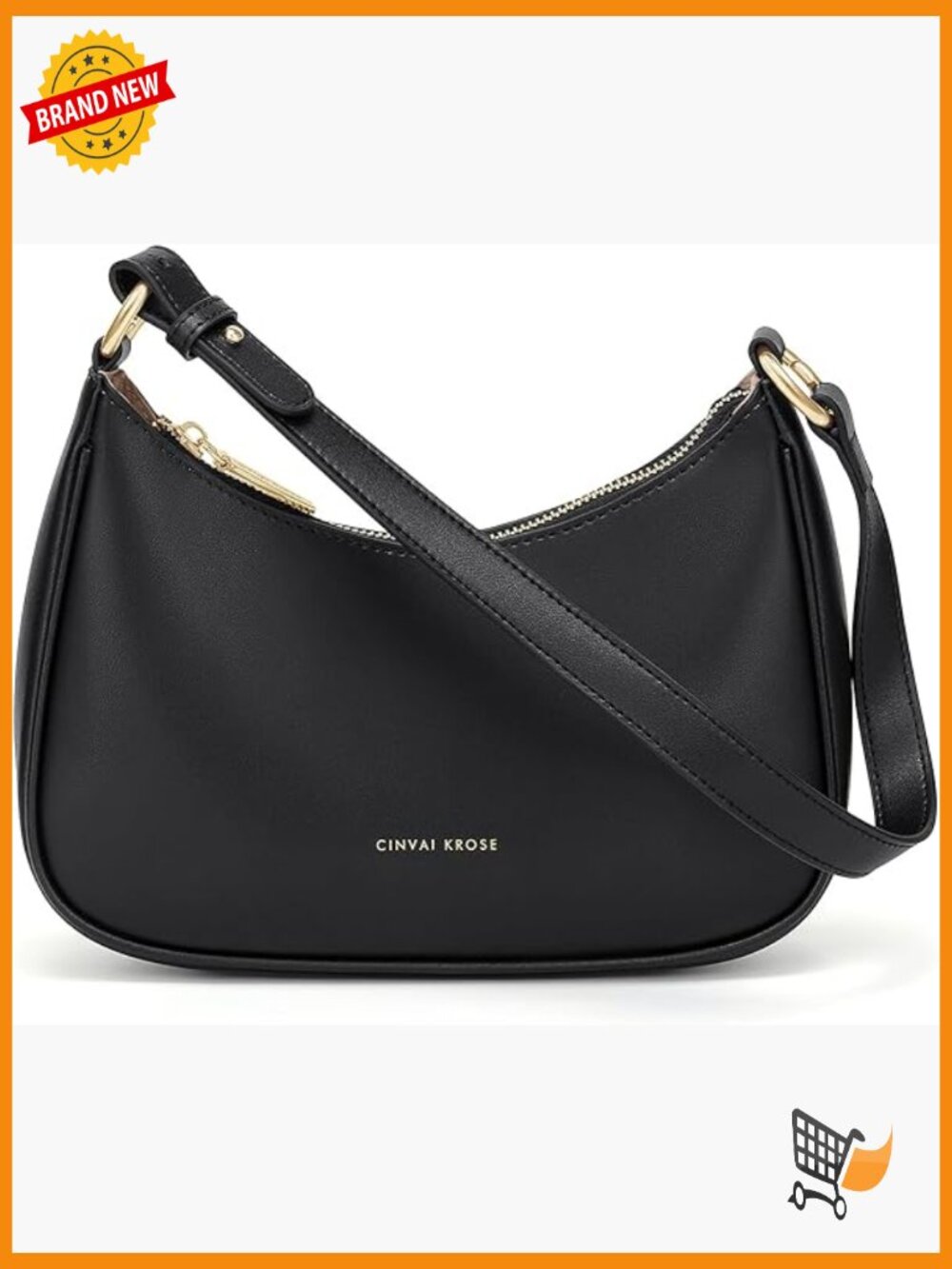 Leather Hobo Handbag with 2 Removable Straps Shoulder Crossbody Purse